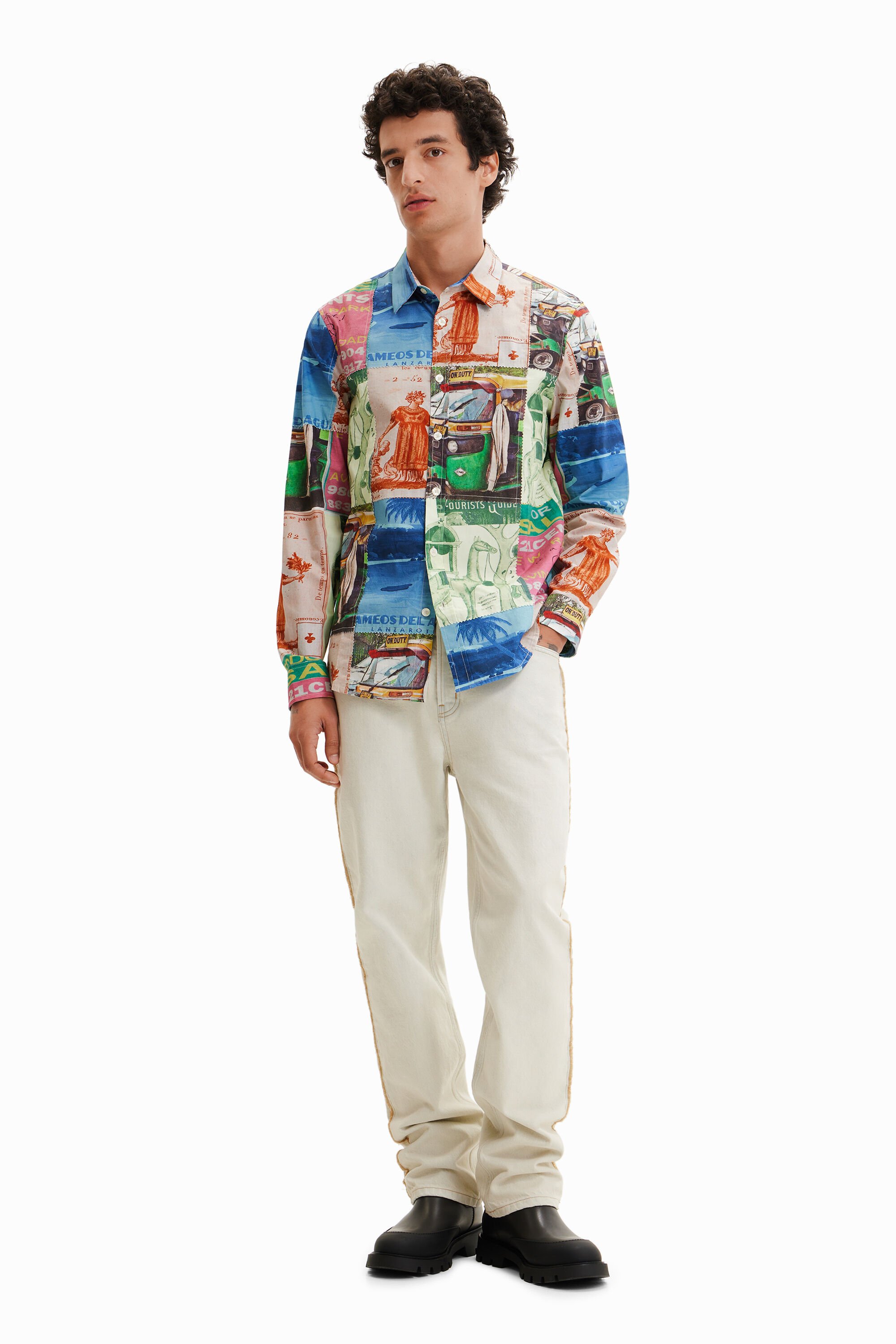 Chemise patchwork sceaux