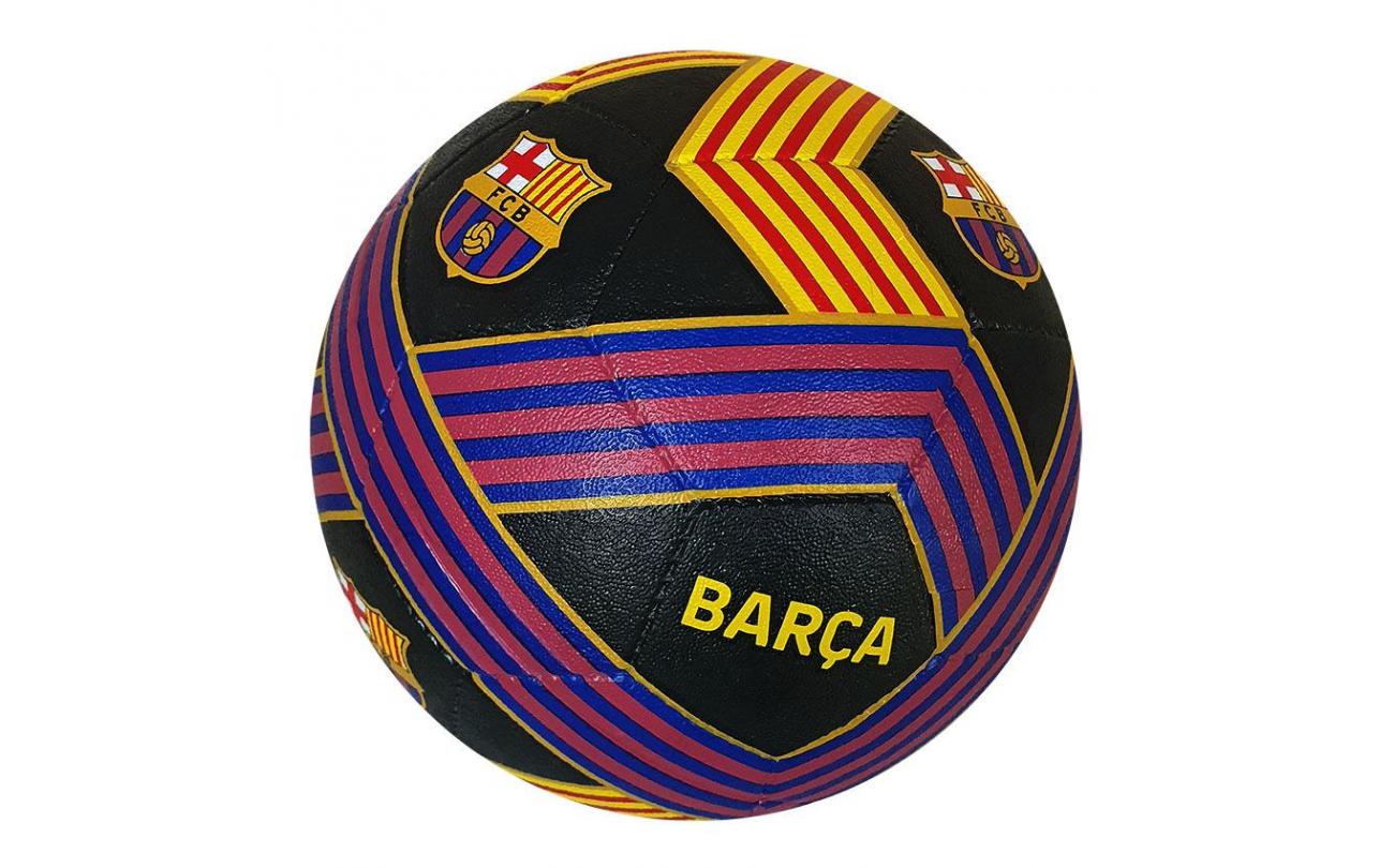 Barcelona straatbal Blaugrana/Catalunya stripes zwart sz5