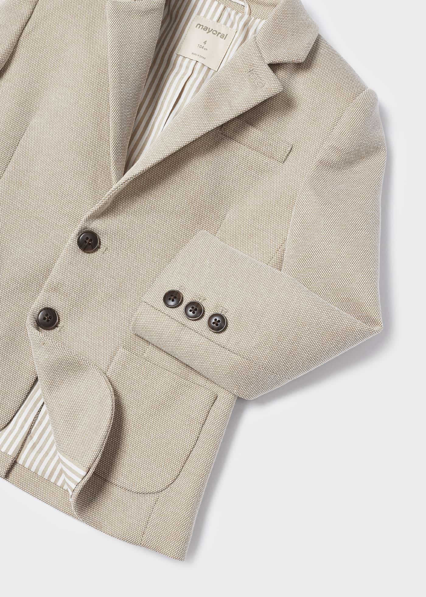 Blazer de malha para menino