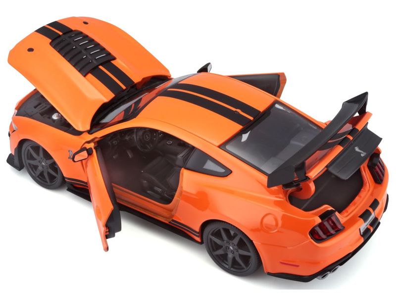 Maisto Sportwagen Ford Mustang Shelby GT500 2020 1:18, Oran Sammlermodell im Massstab 1:18