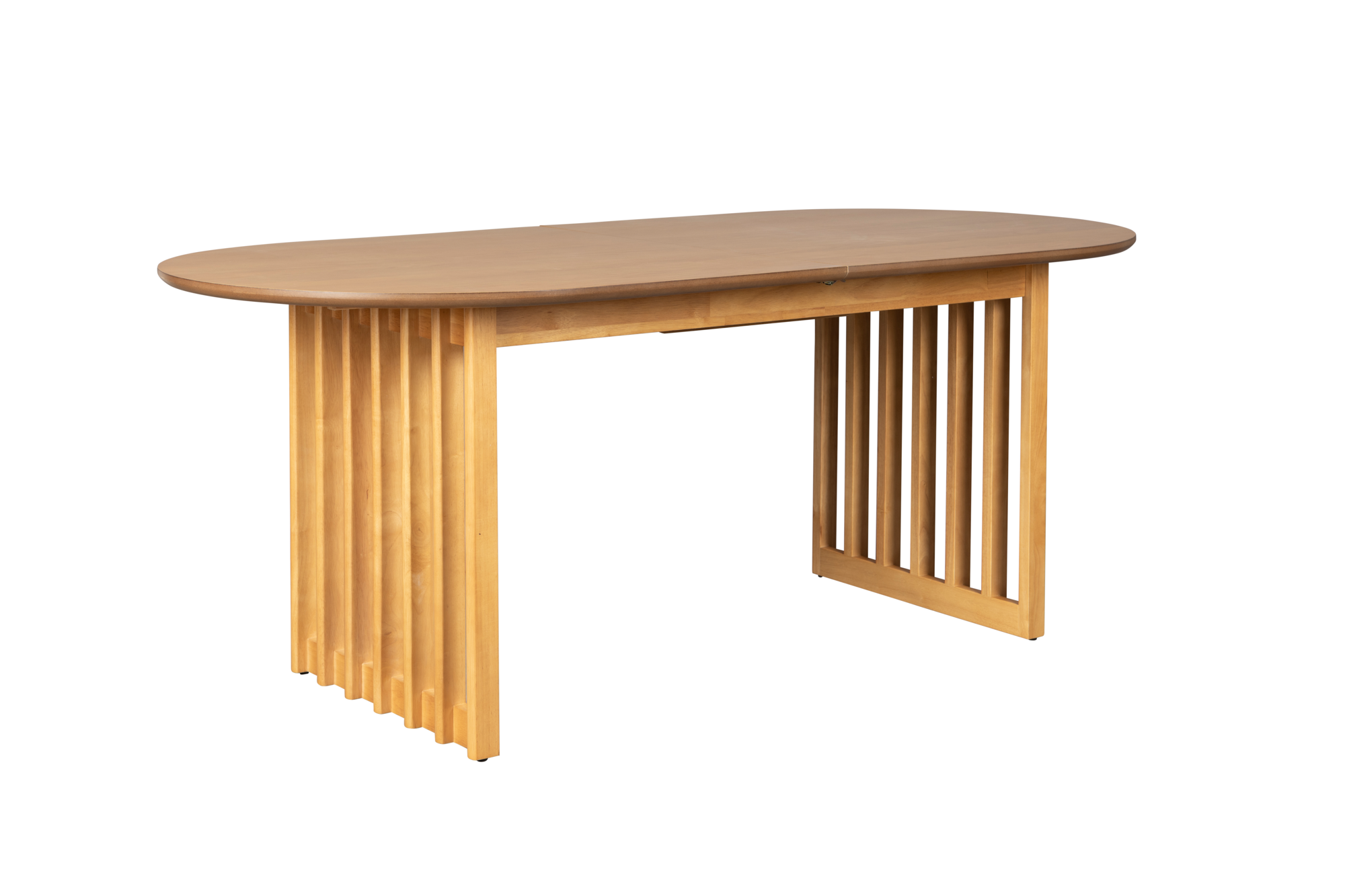 Eettafel Barlet ovaal uitschuifbaar eiken 200-240 X 90 cm