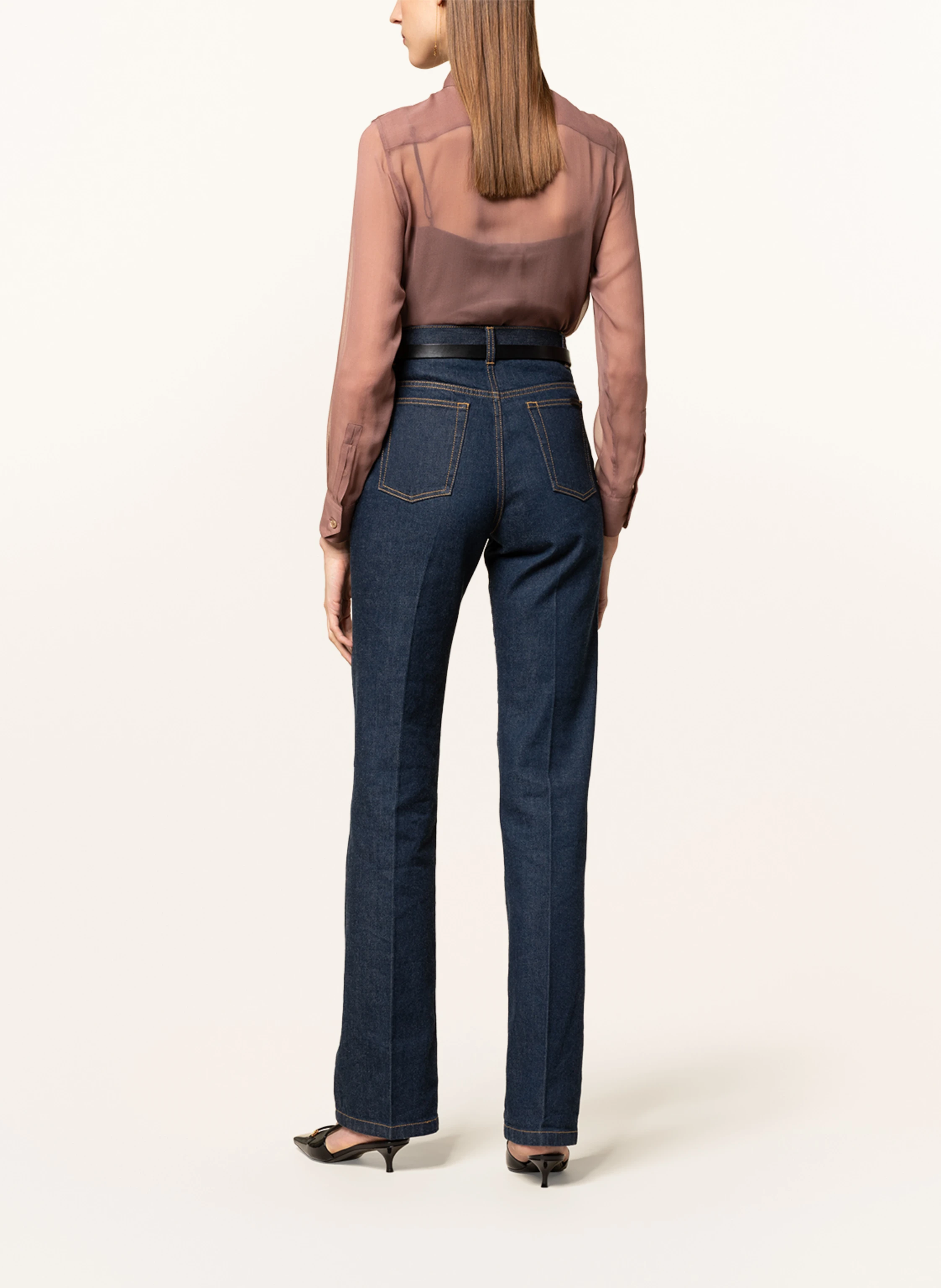 SAINT LAURENT Hemdbluse aus Seide