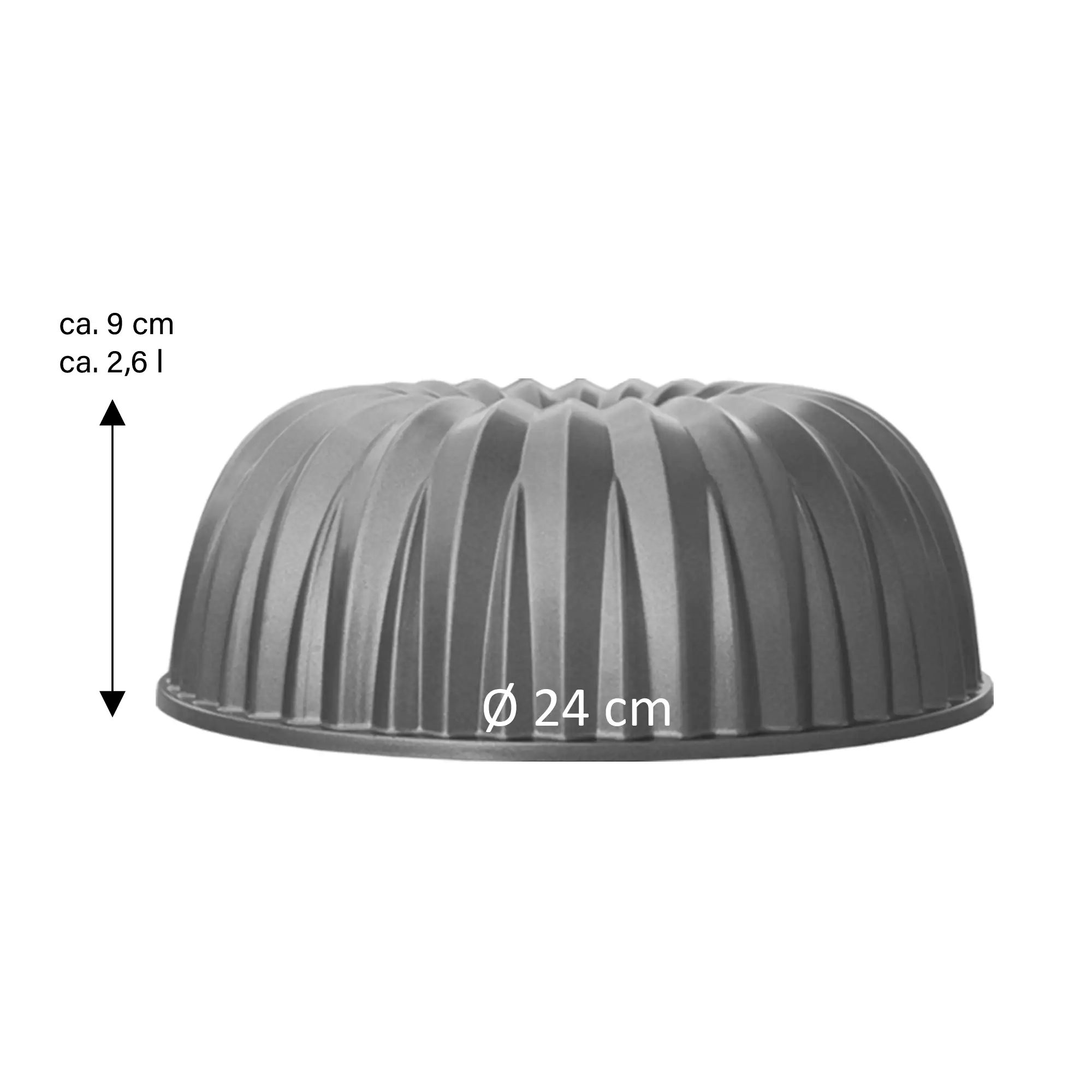 STONELINE® Gugelhupf Backform 24,5 cm