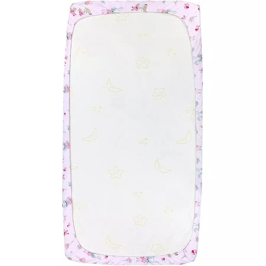 TupTam Baby Kinder Spannbettlaken 2er Pack rosa