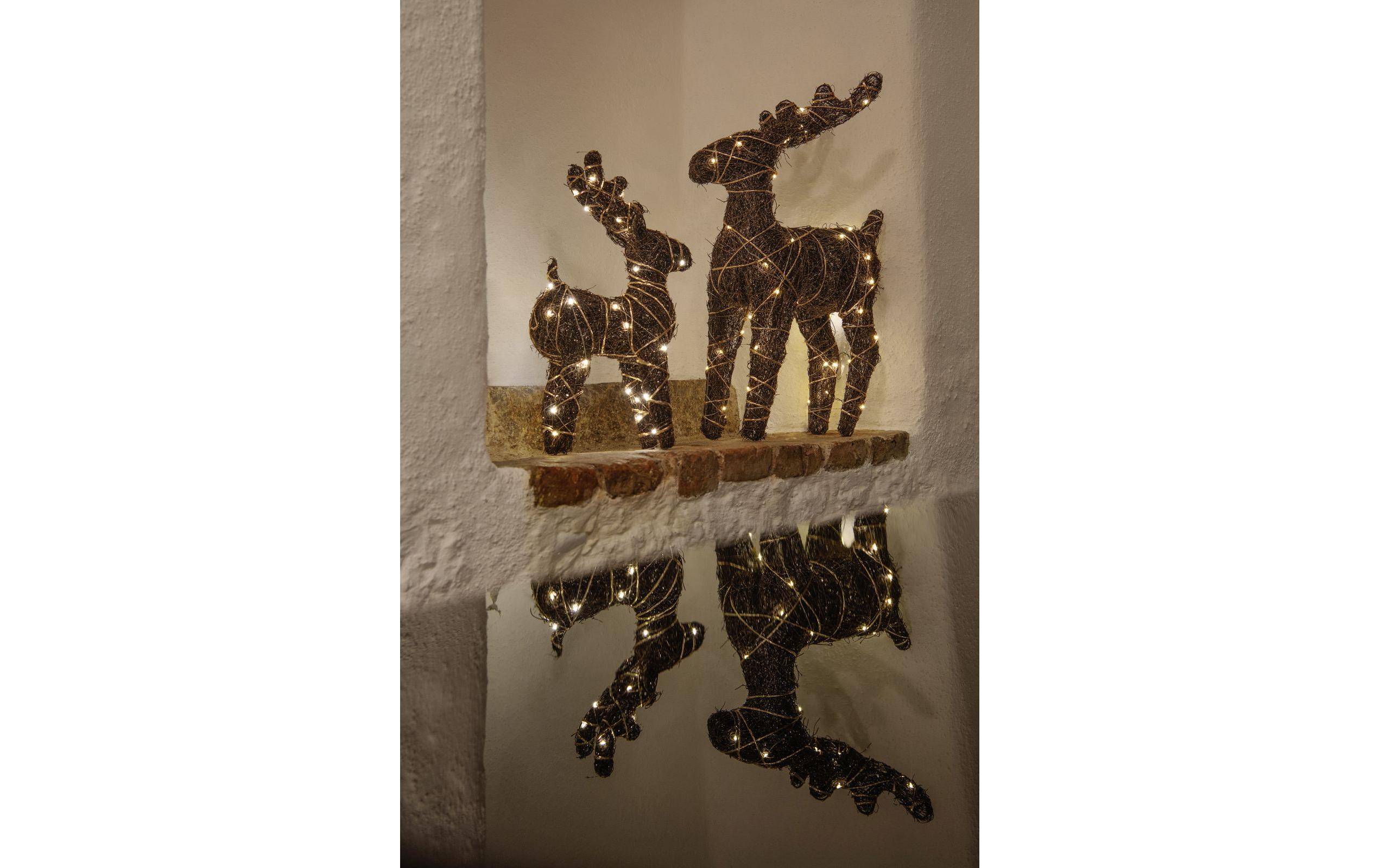 Natural reindeer, 60 WarmweissLED Dekoration