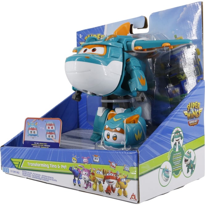 Super Wings - Tino mit Pet Spielset