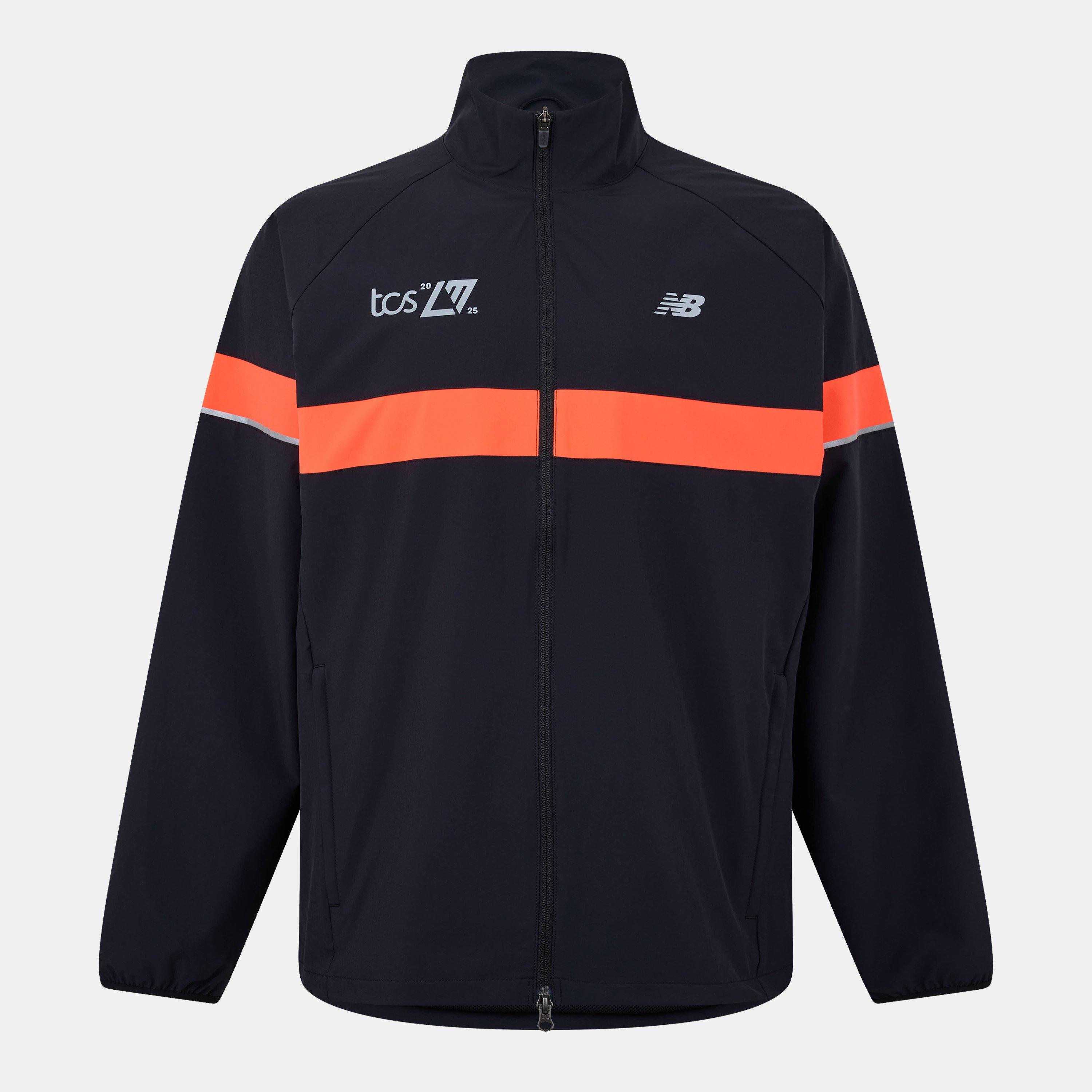 New Balance New Balance Ldn Mth Jkt Bk Smal Running Jacket Mens