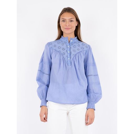 Neo Noir Emily Bluse, Light Blue, 36