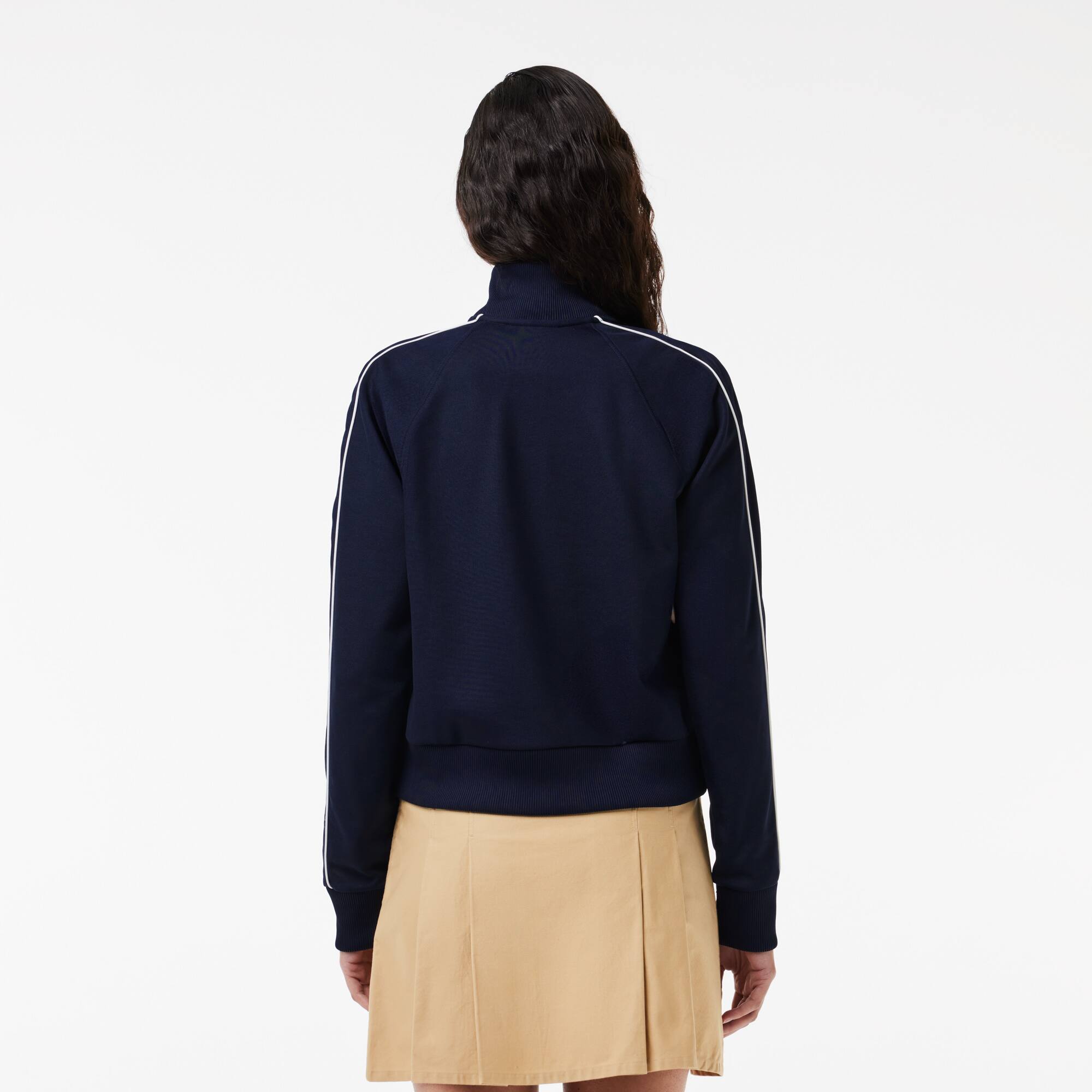 Paris Trainingsjacke aus Interlock Sweatshirts - Blau - Lacoste - Damen