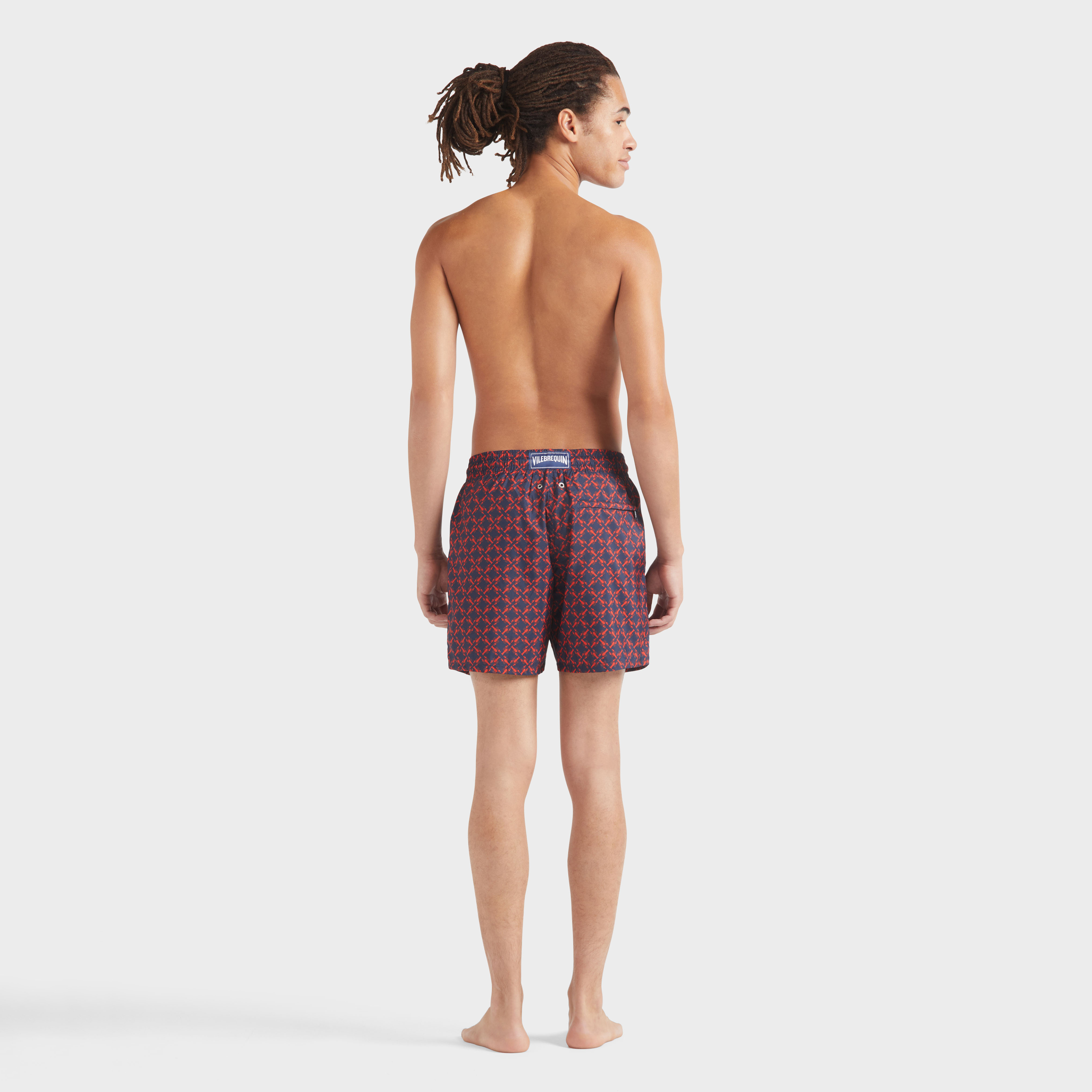 Maillot de bain ultra-léger et pliable homme Homard Pixel