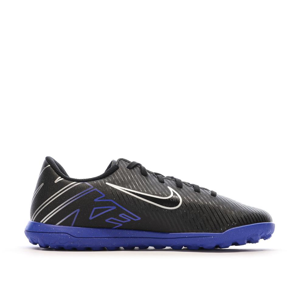 Nike Chaussures de Foot Noir/Bleu Junior Nike Vapor 15 Club TF