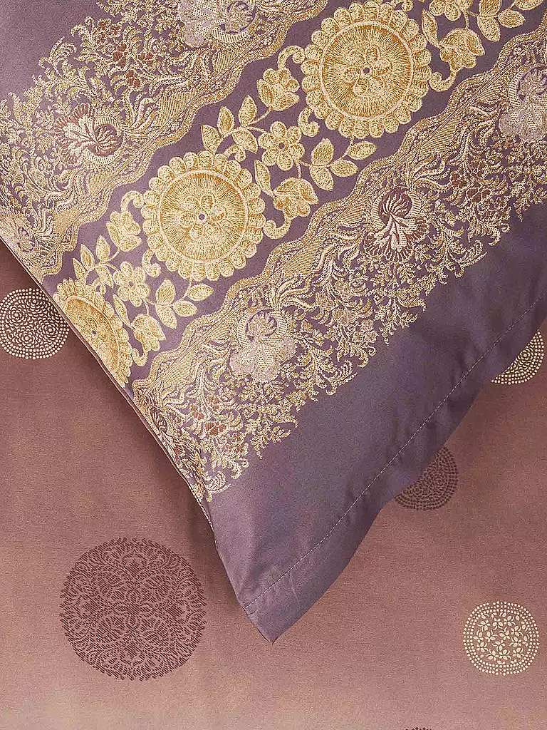 BASSETTI Satin Bettwäsche PALLAVICINO 70x90cm/140x200cm Grau hellgrau
