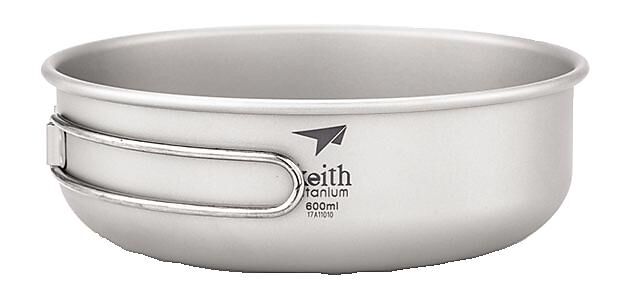 KEITH TITANIUM - BOL TITANE 600 ML AVEC POIGNEE