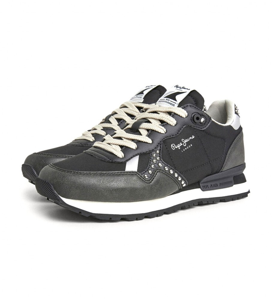 Tênis Pepe Jeans Brit Print Sid preto