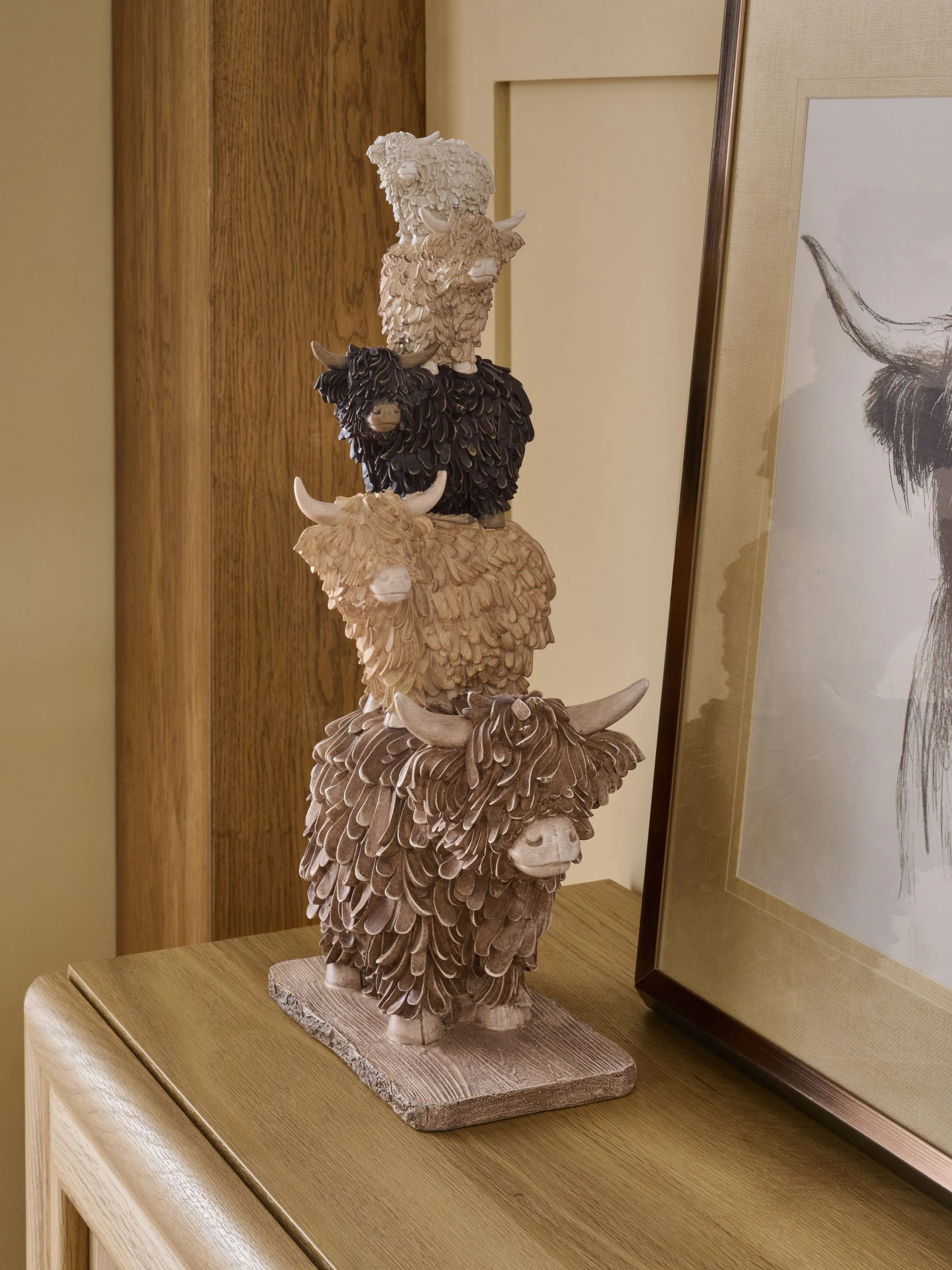 Hamish The Highland Cow gestapeld ornament