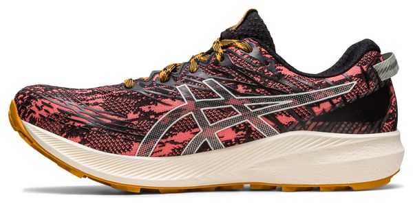 Chaussures de Trail Running Asics Fuji Lite 3 Rose Noir Femme