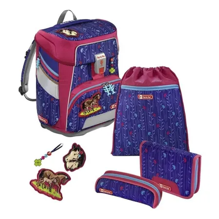 Step by Step SPACE Schulranzen-Set Lucky Horses, 5-teilig