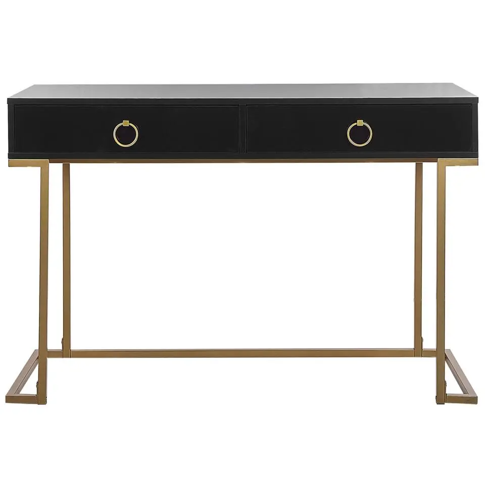 WESTPORT - Kaptafel - Zwart - Metaal