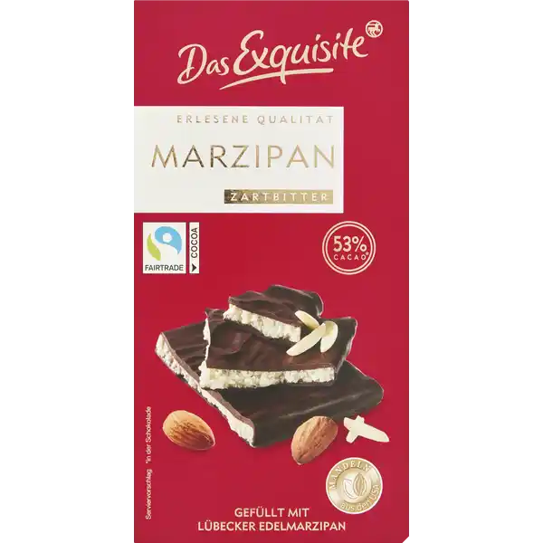 Tafel Marzipan Zartbitter