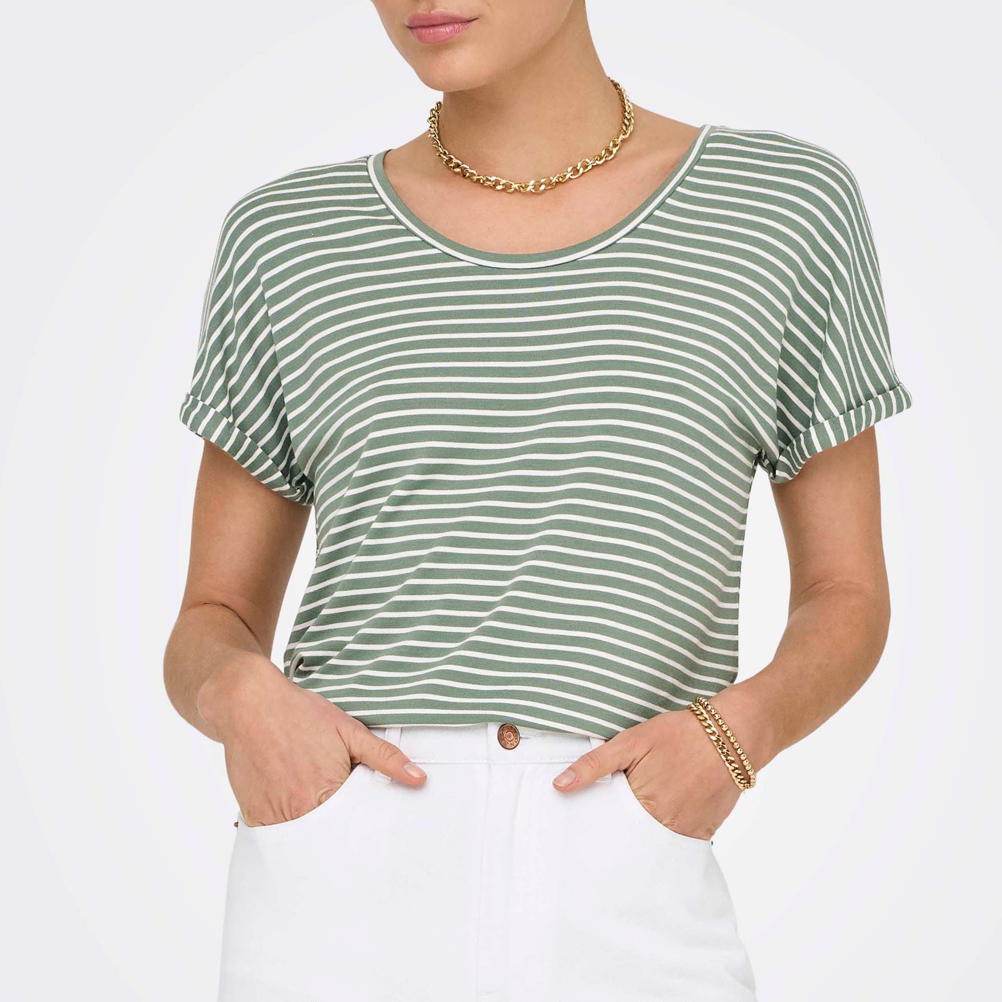 T-shirt Femme kaki