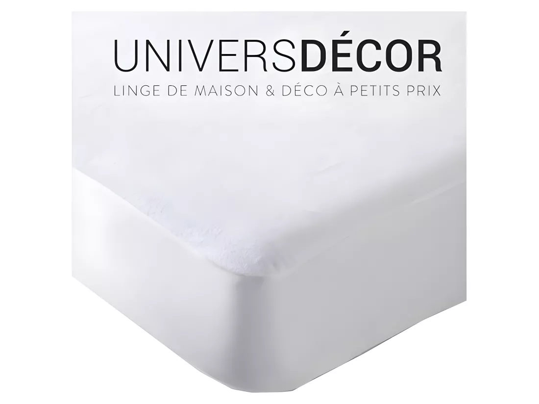 Lot De 2 Protèges Matelas Imperméable, Absorbant Et Anti-acariens 90 X 190 Cm