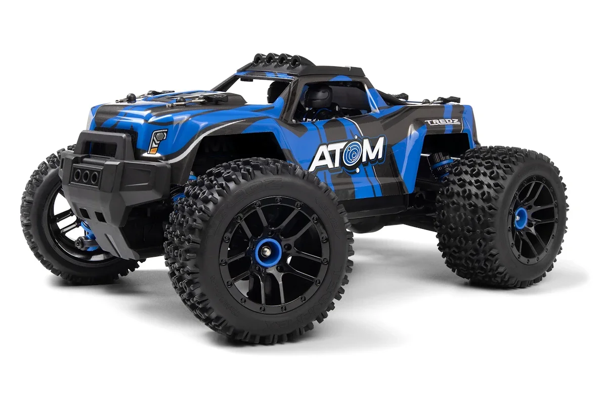 Maverick - Fjernstyret Bil Atom AT1 1/18 4WD Elektrisk Truck - Blå