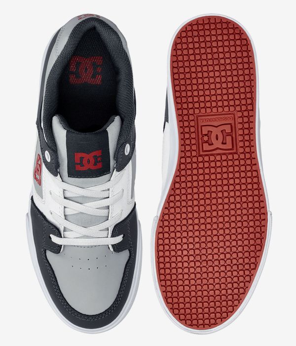 DC Pure Elastic Schuh kids (grey grey red)