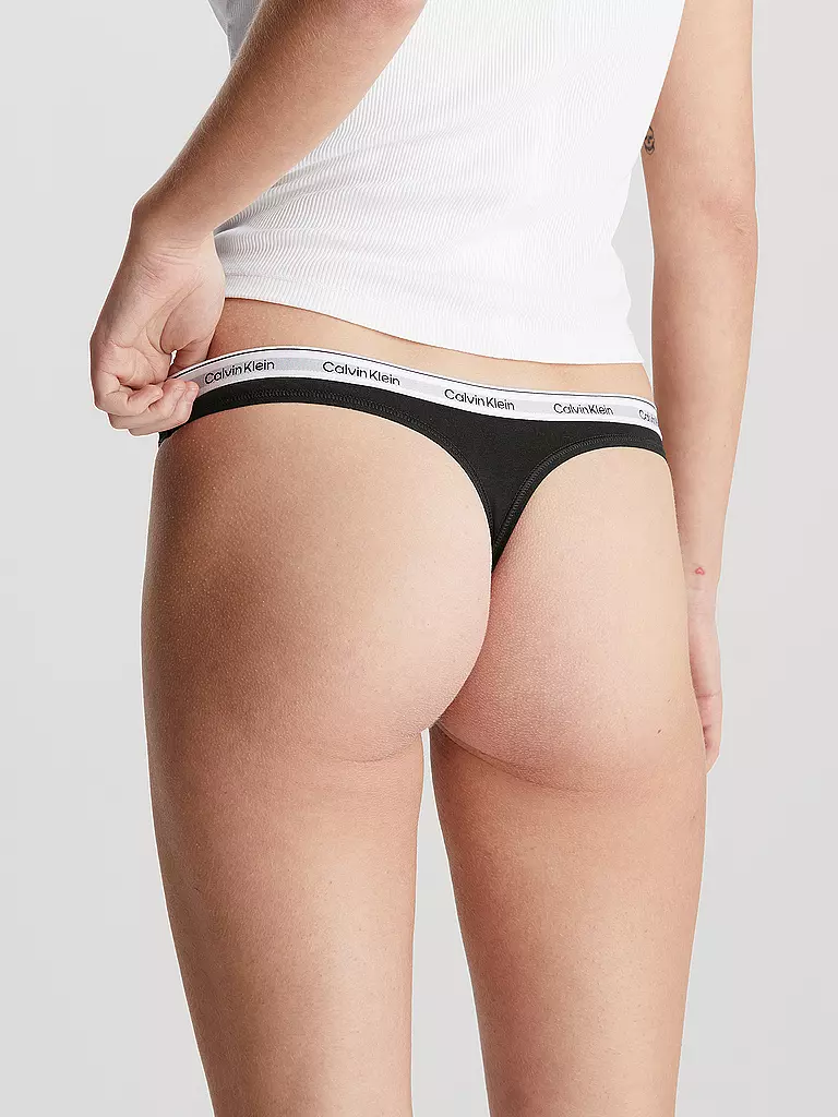 CALVIN KLEIN String 3er Pack multi grau