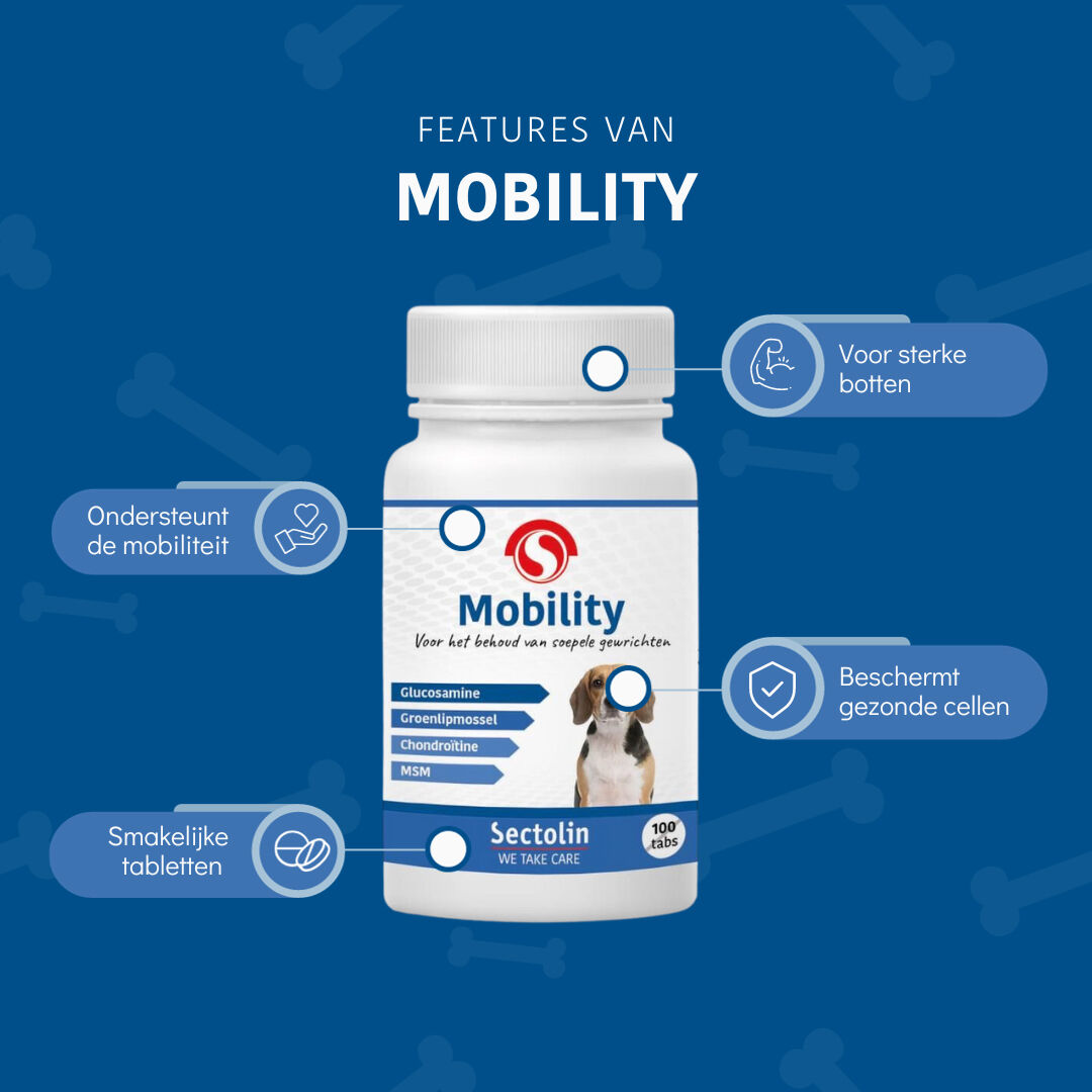 Sectolin Mobility - Soepele beweging Hond en Kat - 100 Stuks