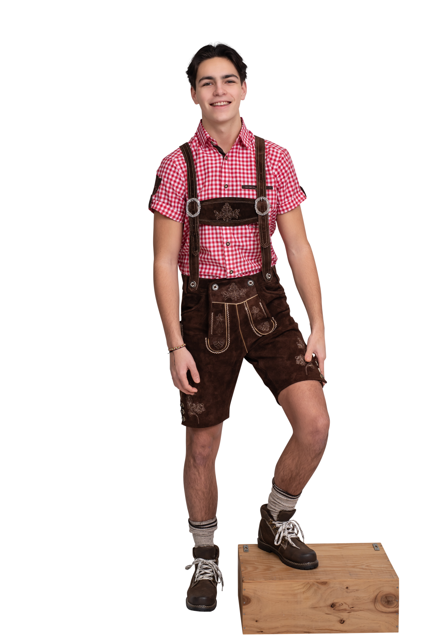 Lederhose Bruin Heren Kort