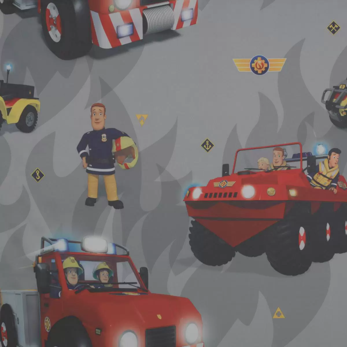 Verdunkelungsvorhang firefighter Sam Grau