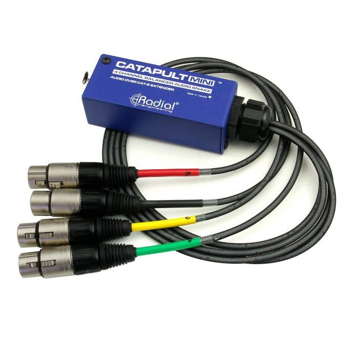 Radial Catapult Mini TX audio converter analoog naar Cat 5