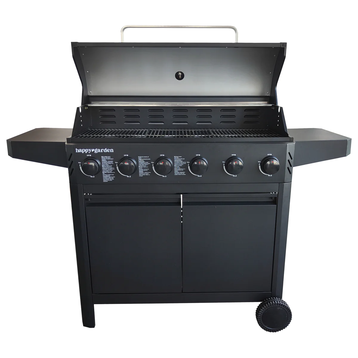 Barbecue au gaz IZALCO - 6 brûleurs 15kW Happy Garden