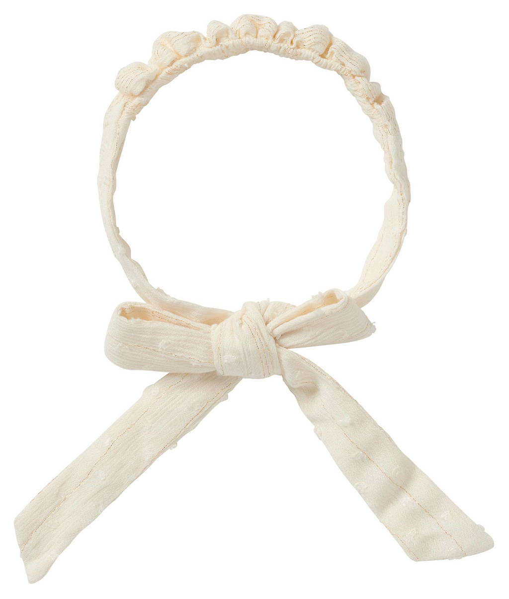 Noppies Ekalaka jurk + hoofdband + tas offwhite