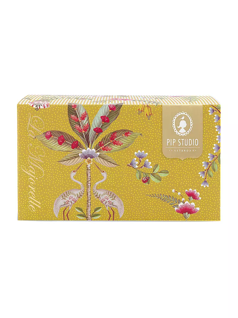PIP STUDIO Henkelbecher Set 2er Large LA MAJORELLE 350ml Gelb gelb