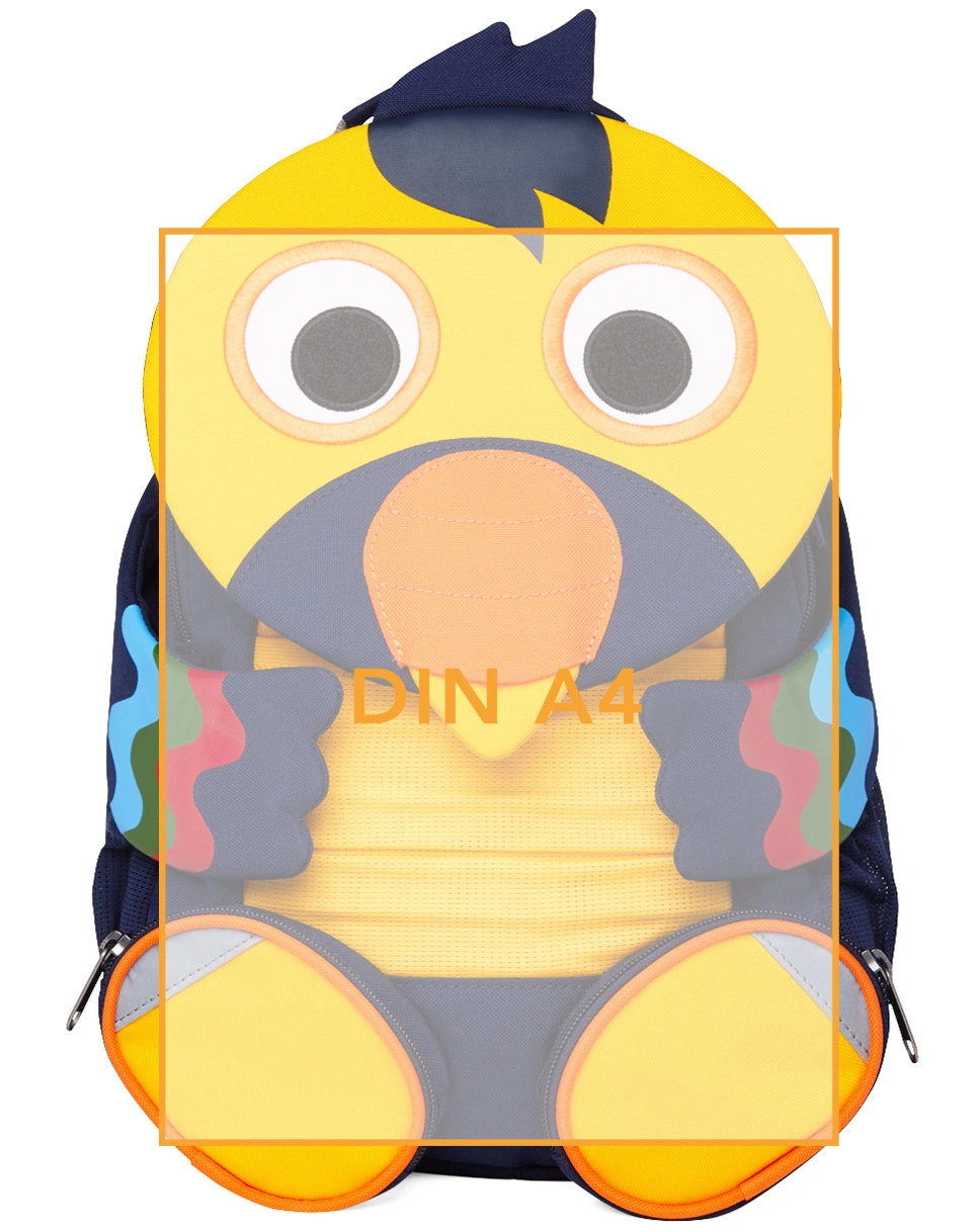 Kinderrucksack GROßER FREUND  TUKAN (20x31x12) in bunt