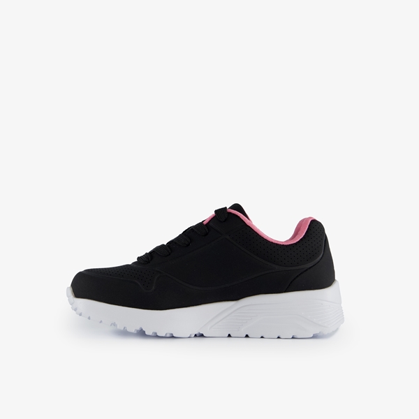 Skechers Uno Lite meisjes sneakers zwart