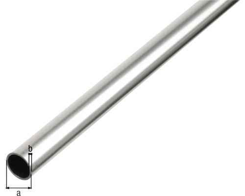Ronde buis naturel aluminium Ø 20 mm, 2 m
