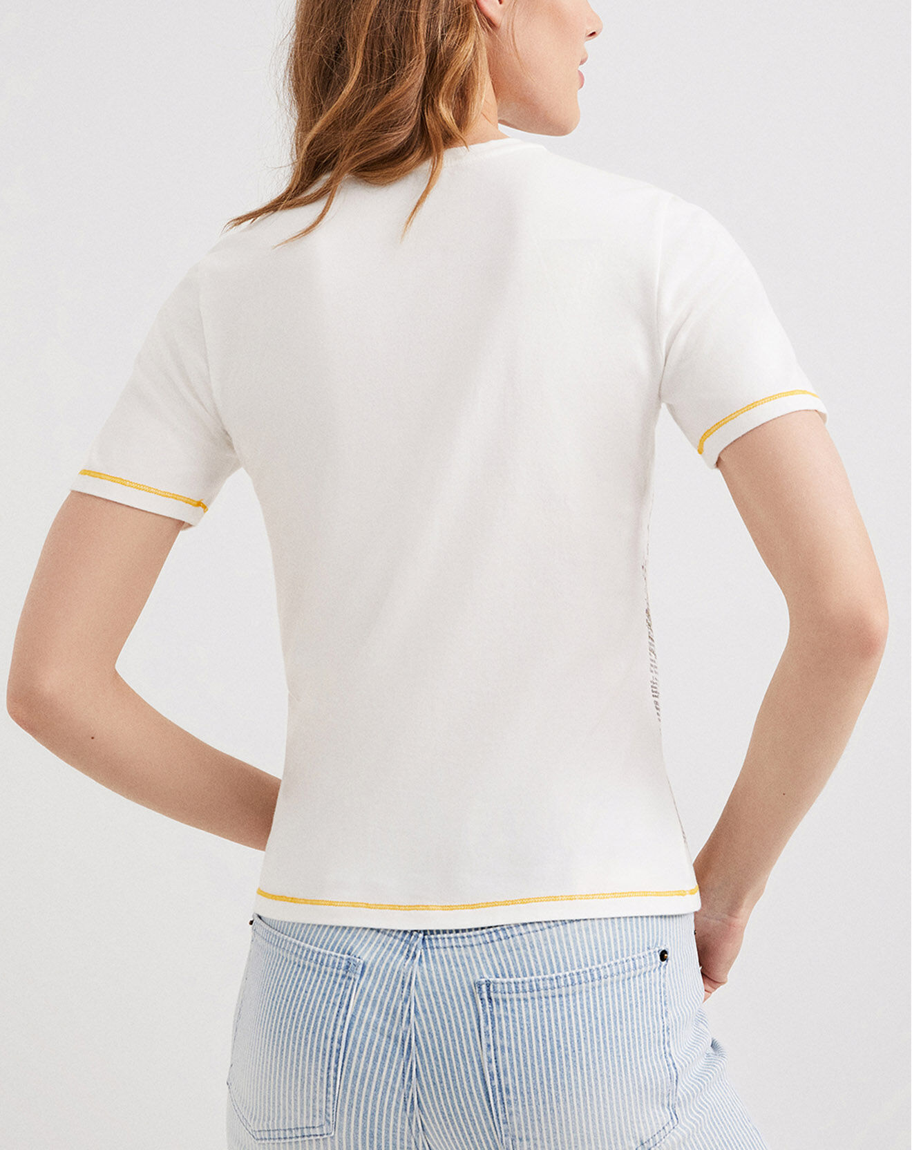 Desigual T-Shirt Aria blanc