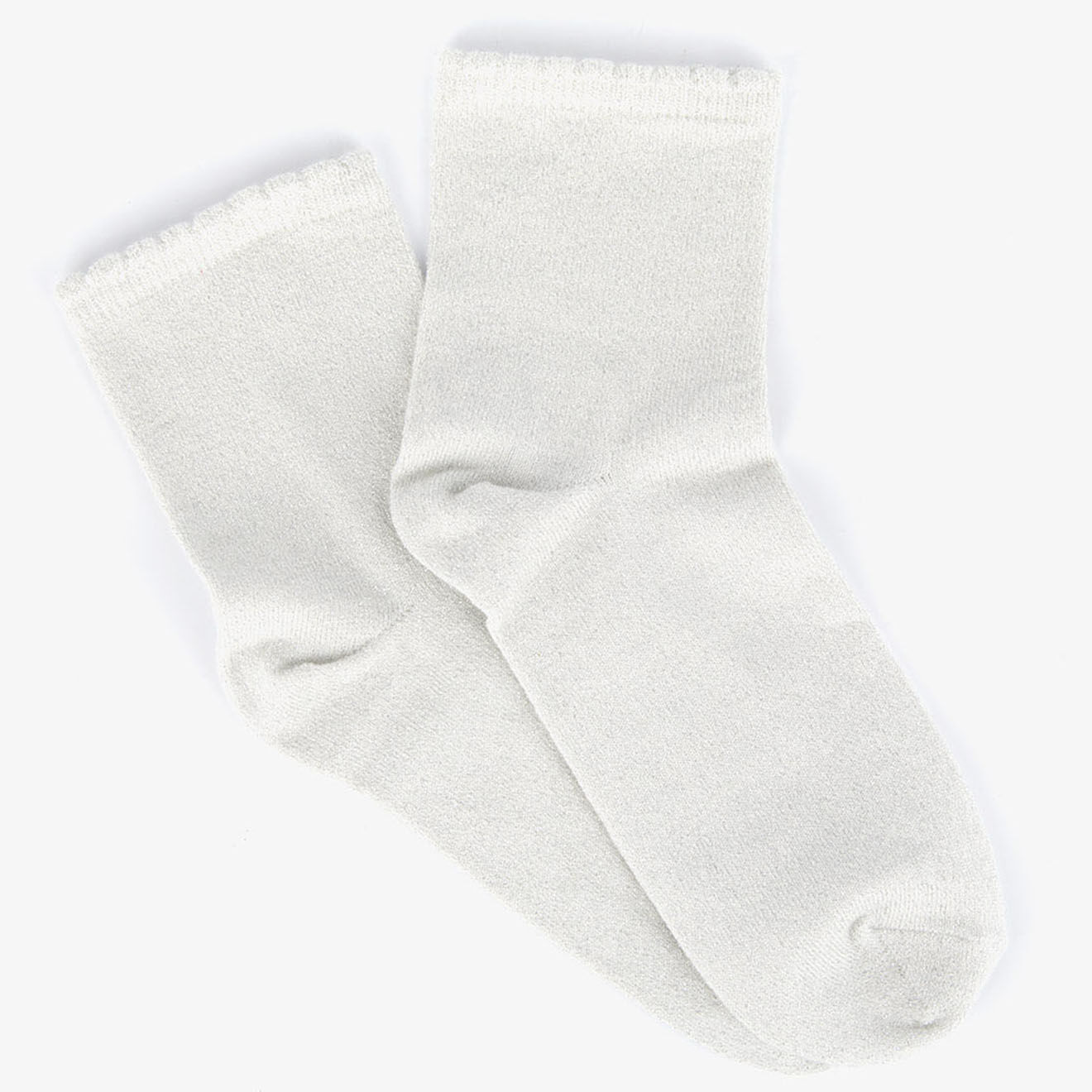 Mellow Yellow Chaussettes Adorée blanches