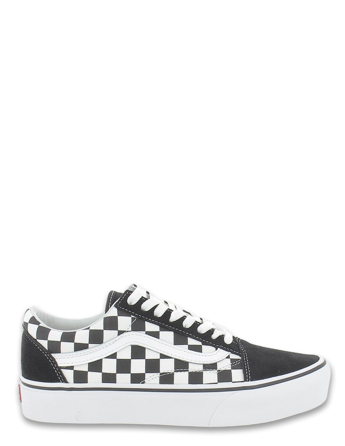 vans Sneakers compensées femme ua old skool platform  noir/blanc