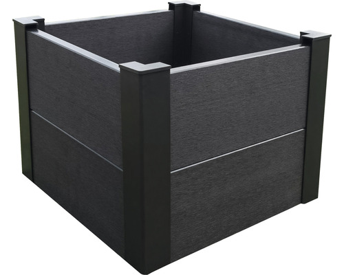 Plantenbak Lafiora WPC 40 x 40 x 31 cm antraciet