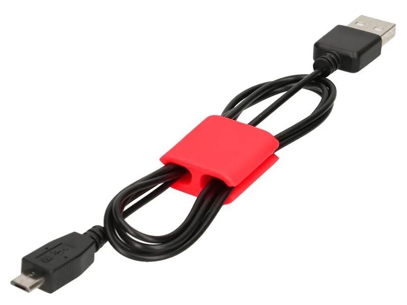 Max Hauri Kabel-Clip Hold, 6 Stück, Grün, Rot, Blau Kabel Clip Halter