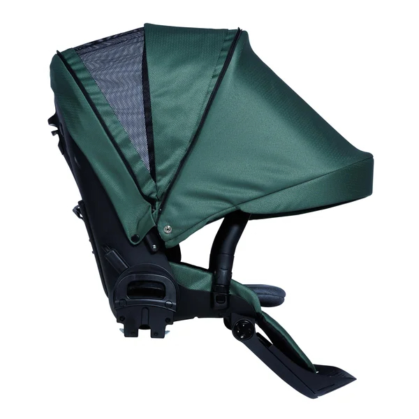 Carrinho de bebê Nordbaby Active Lux verde-floresta com estrutura cromada