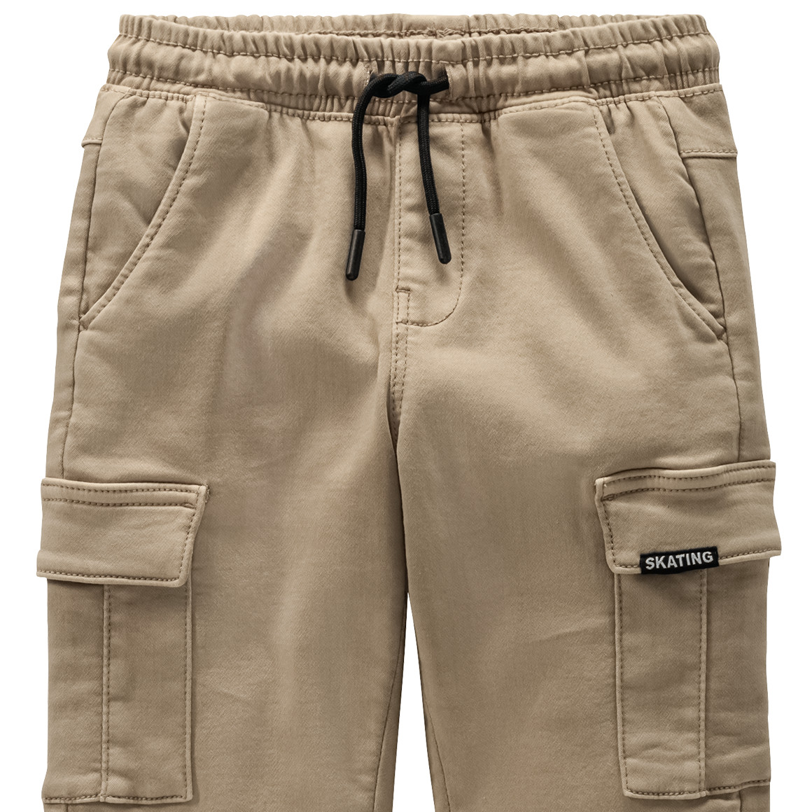 Topolino Jungen Cargohose mit Tunnelzug beige