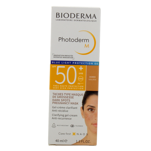Bioderma Photoderm M Crème solaire SPF50+ - Masque de grossesse
