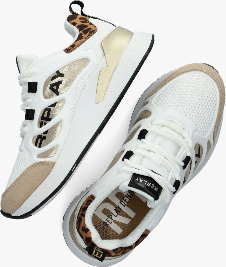 REPLAY witte replay lage sneakers maze jr