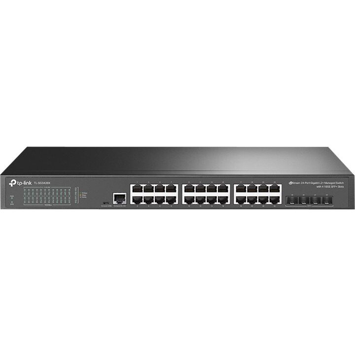 TP-Link Omada SG3428X commutateur réseau Géré L2+/L3 Gigabit Ethernet (10/100/1000) 1U Noir