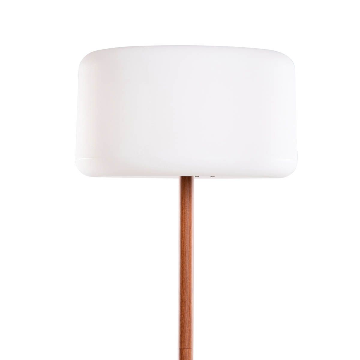 Buiten vloerlamp wit incl. LED dimbaar solar oplaadbaar IP65 - Chloe Plant