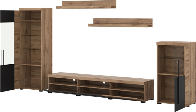 INOSIGN Wohnwand »Roger,Breite 270 cm moderne Mediawand ohne Beleuchtung« Set, 5 Stk. tlg.